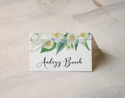  botaniczne podróżnicze  ręcznie robione winietki ślubne wizytówki dla gości weselnych, rustykalne