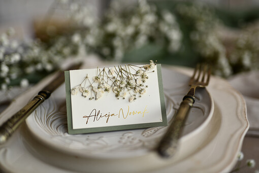  botaniczne podróżnicze  karteczki ślubne winietki weselne, eleganckie winietki na stoły weselne, wizytówki ślubne, eleganckie winietki na wesele z gipsówką