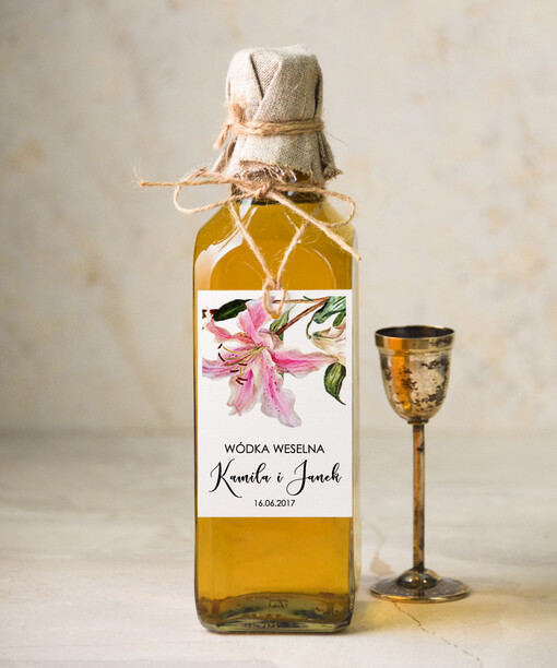  botaniczne podróżnicze  ślubne zawieszki na alkohol, botaniczne tekst dowolny