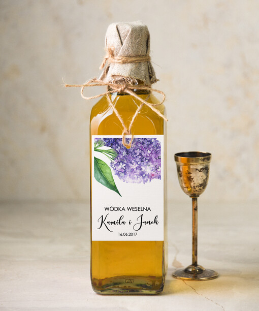  botaniczne podróżnicze  etykieta na wódkę zawieszka na alkohol weselny, botaniczne z waszą treścią