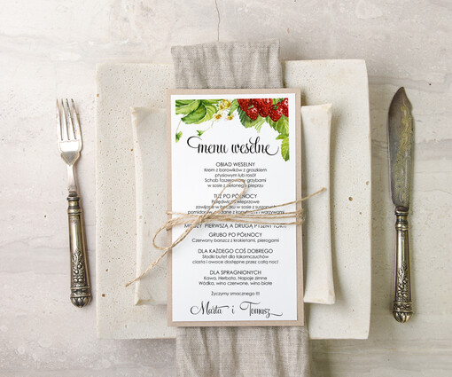  akwarele menu weselne plan podawania posiłków na weselu, z dowolną treścia inspirowane malarstwem