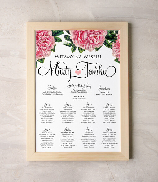  Plakaty botaniczne podróżnicze plansza weselna plan stołów weselnych, rustykalne w ekologicznym stylu