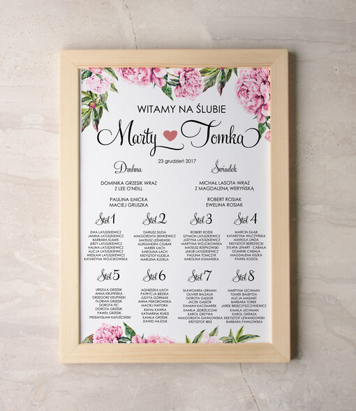  Plakaty botaniczne podróżnicze plansza weselna plan stołów weselnych, dopasuj rozmiar do swojego wesela rustykalne