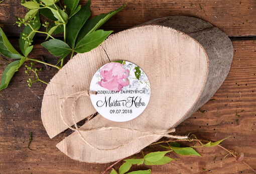  Zawieszki bileciki do prezentów podziękowania dla gości weselnych, zawieszki dla gości
