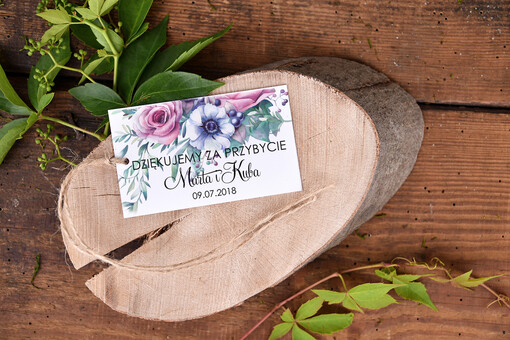  Zawieszki bileciki do prezentów prezenty dla gości weselnych, zawieszki do prezentów własnego pomysłu