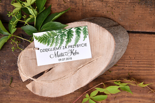  Zawieszki bileciki do prezentów upominki dla gości weselnych, oryginalne zawieszki do prezentów