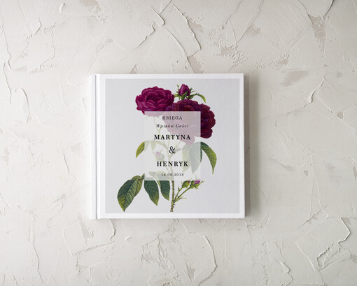  botaniczne album księga gości weselnych mozliwe czarne kartki, elegancka i klasyczna wasze imiona