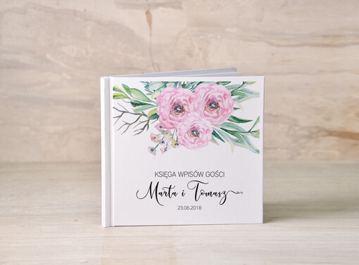 botaniczne ksiega gosci na zdjecia z fotobudki, elegancka i klasyczna wasze imiona