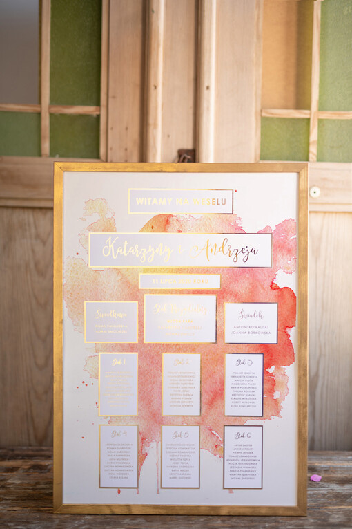  Glamour welurowe tablica informacyjna dla gości weselnych, klasyczne złote napisy w stylu glamour