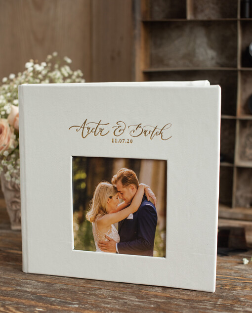  welurowe duża ksiega pamiątkowa ze zdjęciem księga wpisów gości 