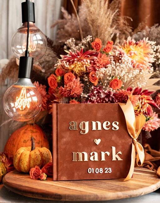  welurowe złota księga gości i album na zdjęcia w jednym, album na życzenia i zdjęcia z fotobudki, pamiątkowa welurowa księga wpisów gości 