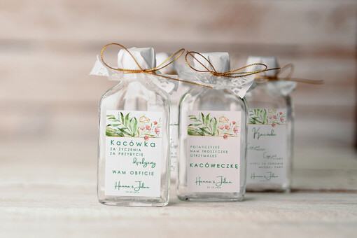  Butelki piękne podziękowania, mini buteleczki na wesele