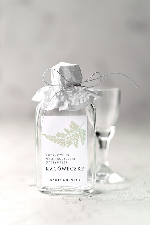  Butelki cudowne podziękowania, małe buteleczki na nalewki