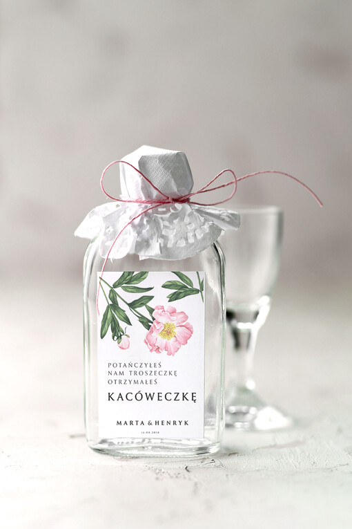  Butelki prezent dla gości weselnych, buteleczki 100 ml prezent dla gości