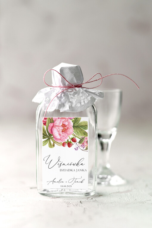  Butelki podarunki dla gości weselnych, buteleczki 100 ml ślubne kacowki