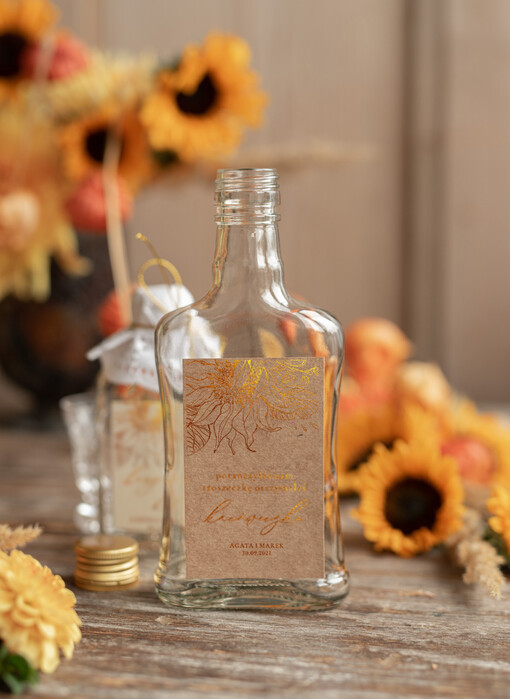 Butelki prezenciki podziękowania dla gości weselnych, piersiowki podziekowania kacowki