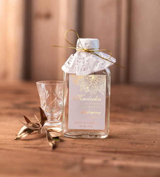  Butelki podziękowania prezenciki dla gości weselnych, buteleczki dla gości weselnych