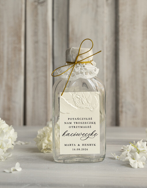  Butelki prezent dla gości na weselu podziękowania dla gości weselnych, buteleczki 100 ml prezent dla gości na weselu, prezenty dla gości weselnych, kacówka, butelka na własny trunek na prezent dla gości