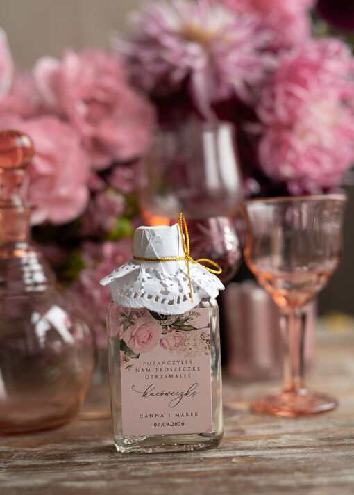  Butelki podarunki dla gości weselnych, setki piersiowki buteleczki