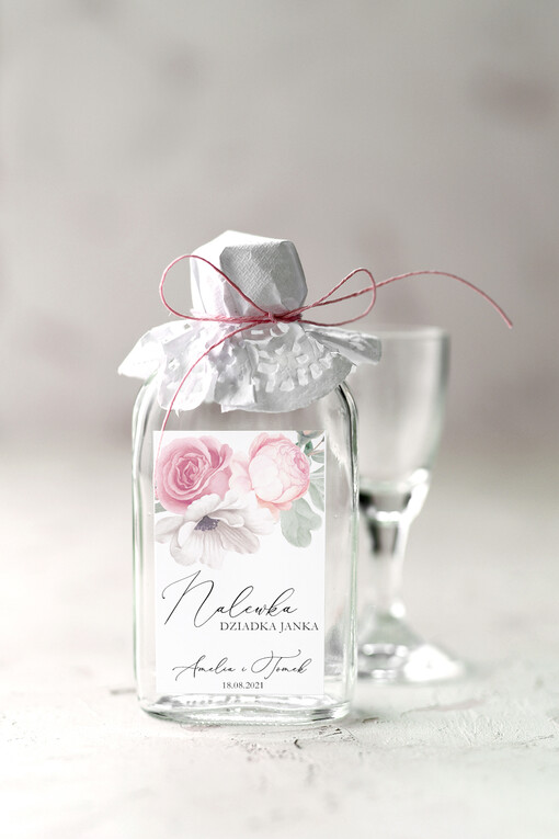  Butelki upominki prezenty podziękowania dla gości butelki