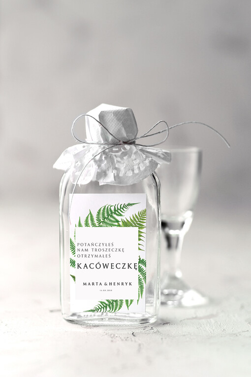  Butelki prezenciki podziękowania dla gości weselnych, piersiówki z personalizacją