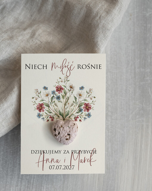  Nasionka Kwiatów podziękowania dla gości weselnych, prezenciki dla gosci, podziekowanie upominek nasionka kwiatów