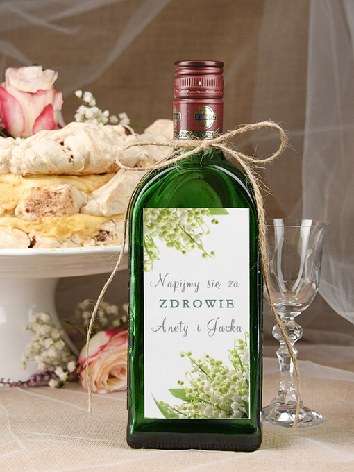  Na butelki duża naklejka na butelkę, naklejki na alkohol, naklejki na butelki na weselu, rózne wzory naklejek na alkohol