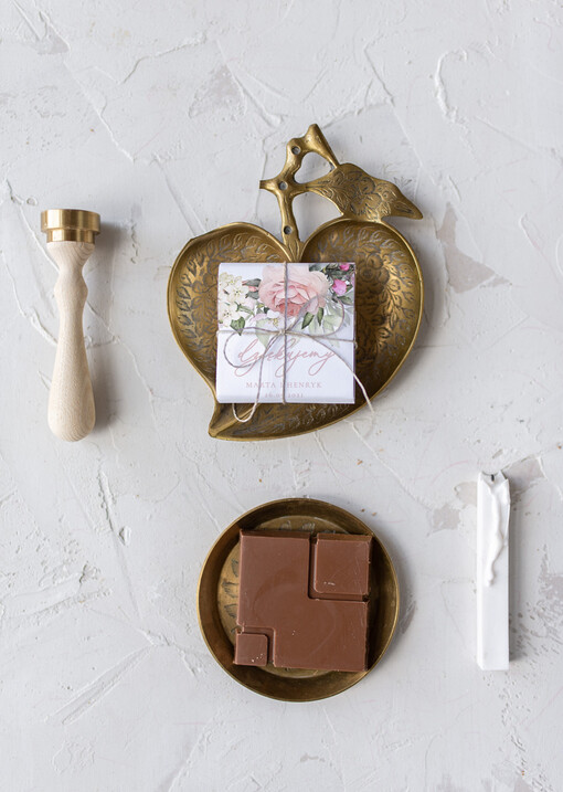  Czekoladki pamiątki dla gości weselnych, pyszna czekolada