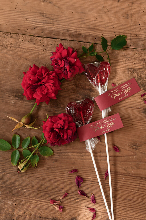  Lizaki ślubne podziękowania gościom słodkości od Państwa Młodych   