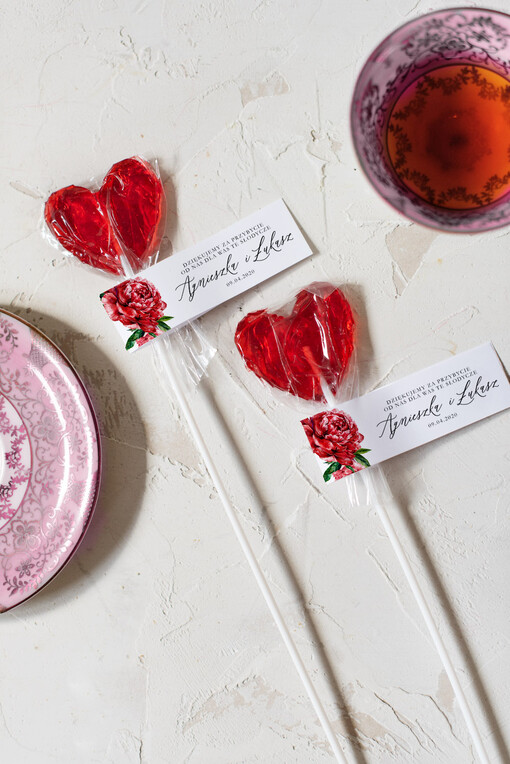  Lizaki podziękowania podarunki dla gości weselnych przyjemność w słodkiej formie   