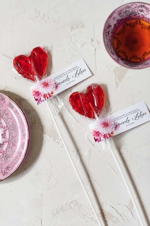  Lizaki prezenty od pary młodej dla gości weselnych spersonalizowane przysmaki   
