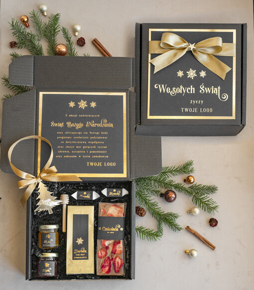  słodkie zestawy  kosze prezentowe dla firm, prezenty biznesowe dla firm z kawą i herbatą, upominki na święta dla pracowników, świąteczne gadżety dla pracowników i kontrahentów, personalizowane prezenty firmowe, zestawy świąteczne z logo, eleganckie kosze prezentowe, firmowe upominki świąteczne