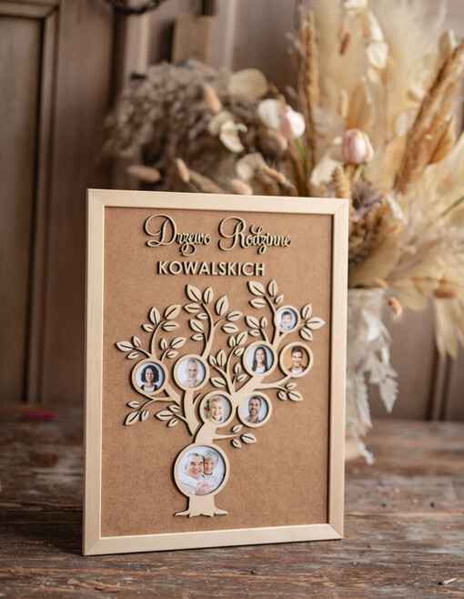 Zestawy Pezentowe Dla Dziadków  Pomysł na prezent na Dzień Babci i Dziadka  Rodzinne Drzewo genealogiczne  Zestaw Prezentowy dla Dziadków Ozdobna Rama Rodzinna