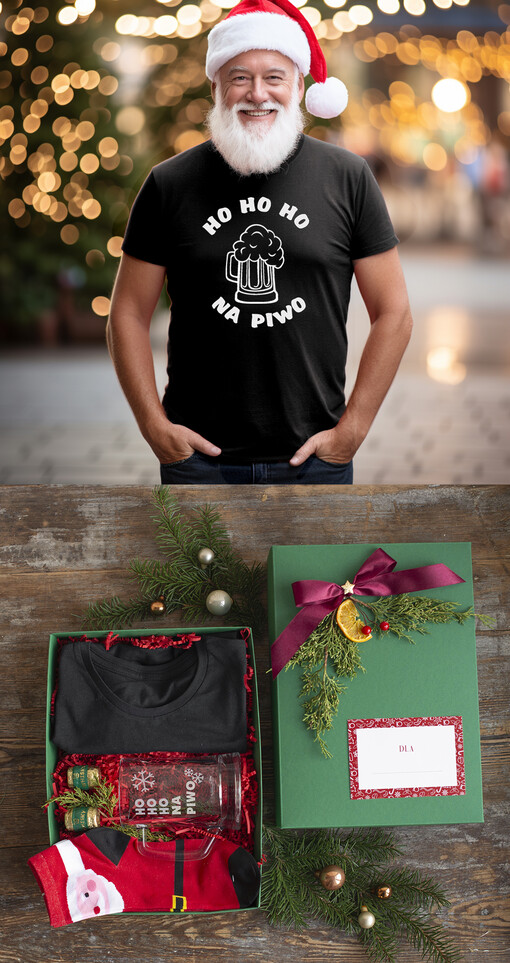  Prezenty dla Dziadka Pomysł na Prezent dla dziadka na świeta zestaw prezentowy, śmieszna koszulka dla dziadka pod choinkę, grawerowany kufel dla dziadka, kreatywne prezenty dla dziadków - box ze skarpetkami świątecznymi