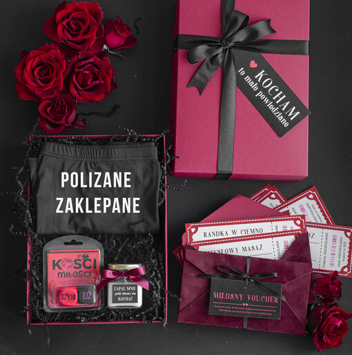  prezent na Walentynki dla Niego Prezent z okazji Walentynek, Zestaw Prezentowy Walentynkowy dla męża, box Walentynkowy dla niego, pudełko prezentowe na Walentynki dla chłopaka