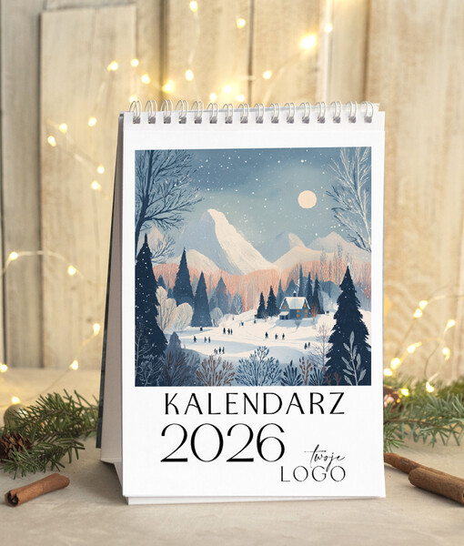  kalendarze  Prezenty firmowe upominki biznesowe kalendarz stojący A5, prezent dla pracowników dla klientów kalendarz na biurko