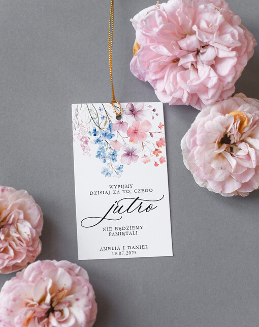  Nowoczesne prosta forma  delikatne i prosne etykiety na ślubny alkohol, ślubne zawieszki na różne trunki, śmieszne wierszyki na zawieszkach na wesele, dekoracje stołu weselnego