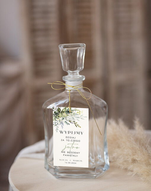  Nowoczesne prosta forma  eleganckie etykiety na butelki weselne, zawieszki na alkohol z dowolną treścią, ozdobna zawieszka na wódkę weselną, etykieta na alkohol, delikatne zawieszki