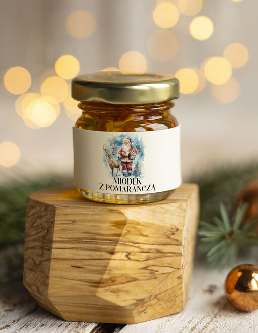  MIODY KONFITURY SOKI Drobne prezenty Dla Firm miód z cynamonem, miody drobne upominki  dla pracowników,