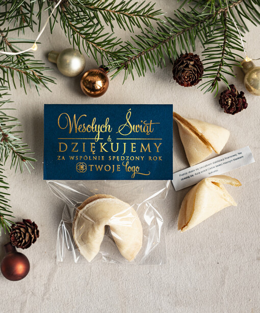  drobne prezenty słodkości miody ciasteczka ciasteczko z wróżbą podziękowania dla klientki salonu kosmetycznego, prezent od fryzjerki dla klientek, upominek  bożonarodzeniowy gadzet od stylistki rzes