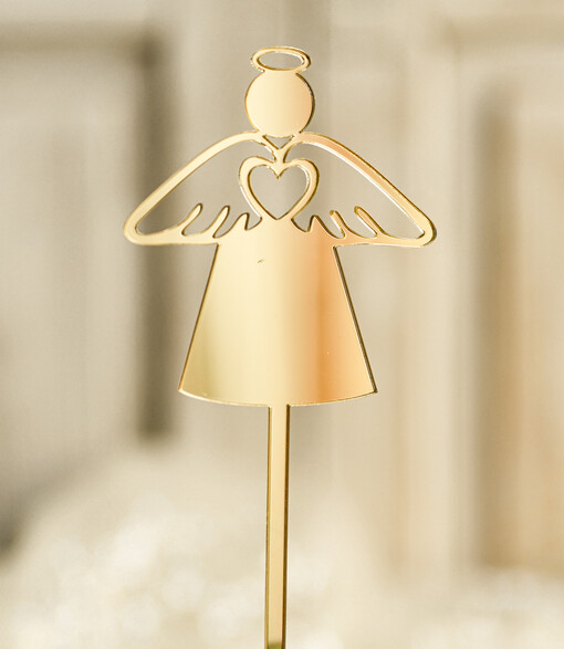 Dodatki dekoracje na komunię  Topper na tort Złoty topper na tort komunijny Idealna dekoracja na Pierwszą Komunię Świętą, dostępna w różnych stylach i materiałach Topper do dekoracji tortu komunijnego