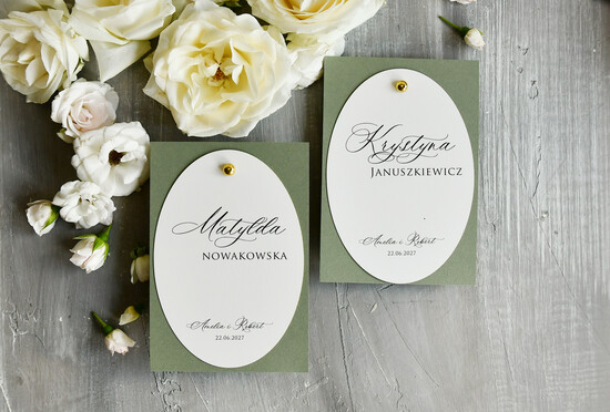 Winietki glamour ślubne winietki na stół weselny, eleganckie złote 02/owN/w