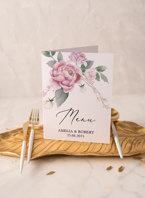 Menu glamour ślubne menu karta potraw weselnych, glamour złote litery wasza treść 09/CBL/m