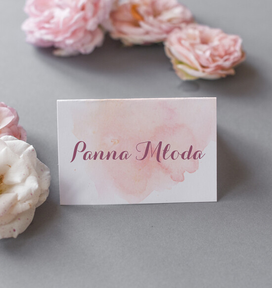 Winietki rustykalne ślubne wizytówki winietki na stół weselny, rustykalne winietki ślubne,  27/CB/w