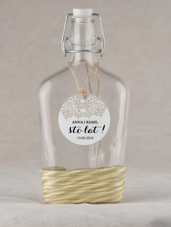 Zawieszki na butelki rustykalne ślubne zawieszki na alkohol, rustykalne i ekologiczne 31/rstSZN/zwo