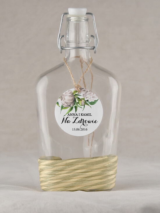 Zawieszki na butelki rustykalne zawieszki na alkohole weselne, rustykalne i ekologiczne 35/rstSZN/zwo