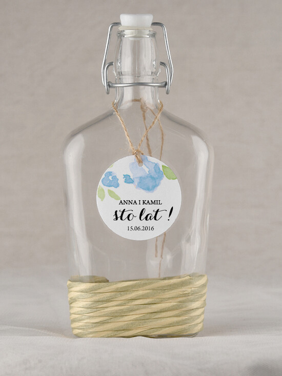 Zawieszki na butelki rustykalne ślubne zawieszki na alkohole, idealne na wesele w stodole 41/rstSZN/zwo