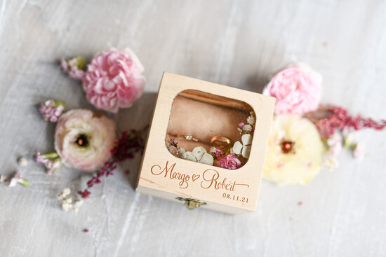 Pudełka Szkatułki na Obrączki szkatułki personalizowane pudełko do podawania obrączek ślubnych 2/pudkwiak/szk