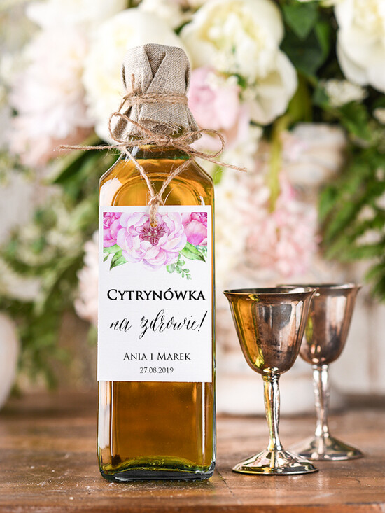 Zawieszki na butelki boho/etno/pióra zawieszki na alkohole weselne, boho smieszna tresc 03/BHszF/zw