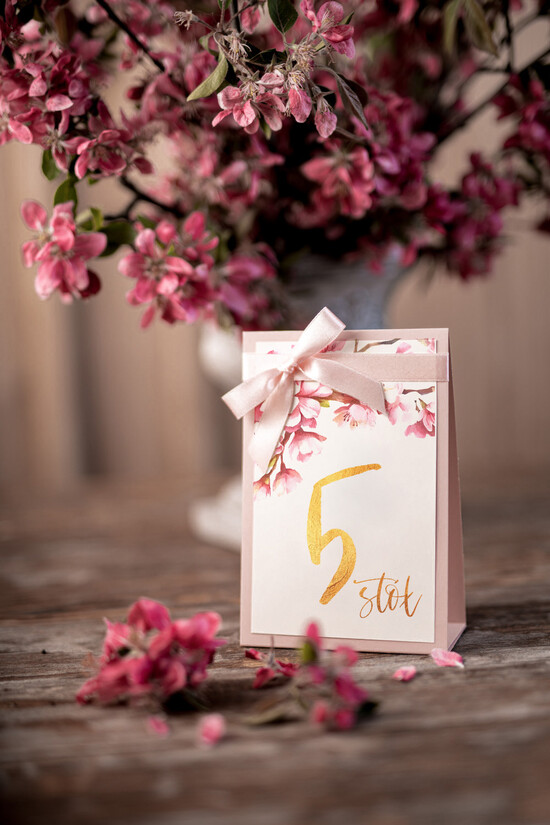 Numery na stół Glamour numerek na stół weselny, zlocone klasyczna elegancja 11/glamF/nrS